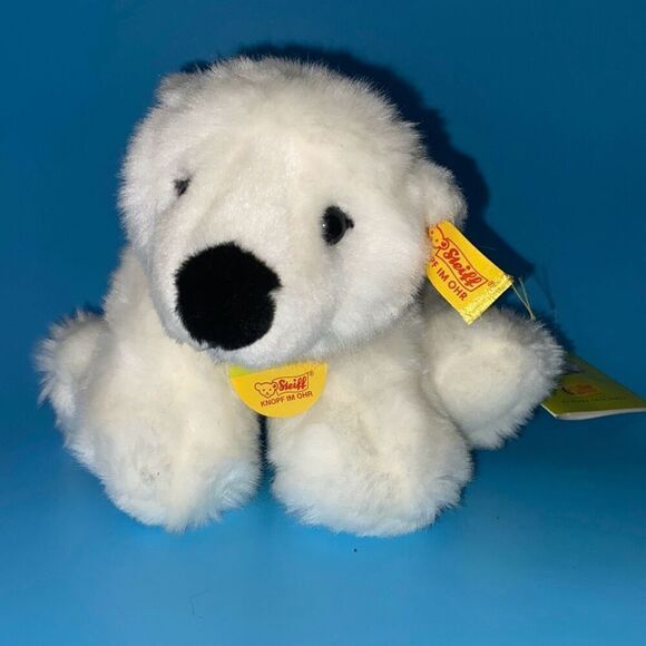 Steiff Zoo Berlin Original Knut plush alpaca #113055 w/tags Polar Bear - Picture 1 of 10